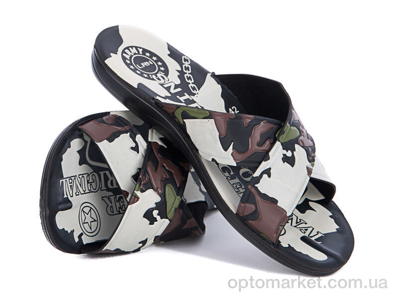Купить Шльопанці чоловічі камуфляж тапок белый Selena, фото 1