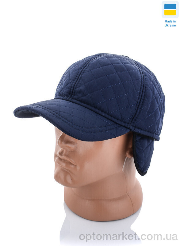 Купить Кепка чоловічі Кепка чол.плащівка стегана синя Lider синій, фото 1