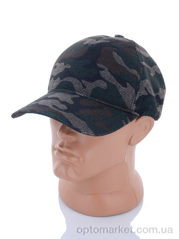 Купить Кепка чоловічі Кепка камуфляж трикотаж на резинці чорний STARK чорний, фото 1