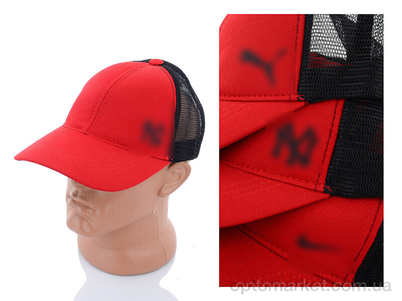 Купить Кепка чоловічі Кепка лакоста з сіткою та накатка 005 mix STARK червоний, фото 1