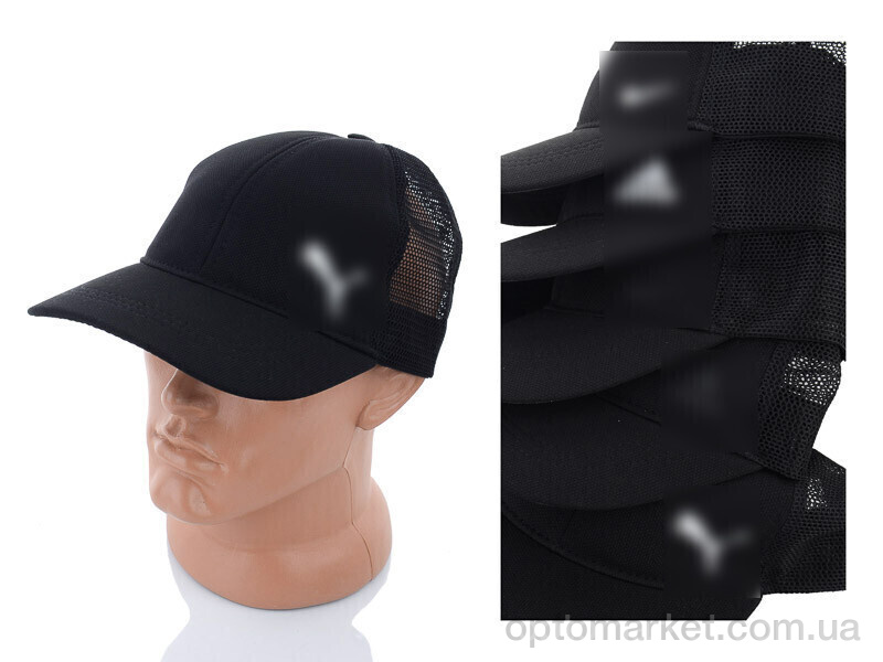Купить Кепка чоловічі Кепка лакоста з сіткою та накатка 009 mix STARK чорний, фото 1