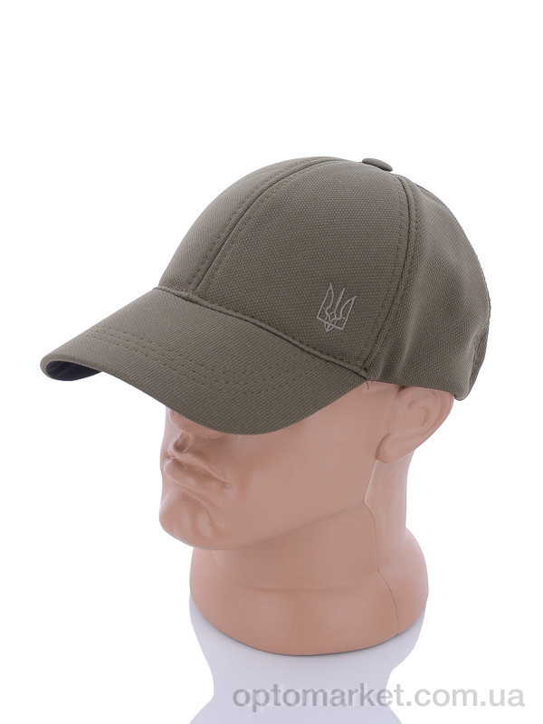 Купить Кепка чоловічі Кепка трикотаж з вишивкою тризуб хакі STARK хакі, фото 1