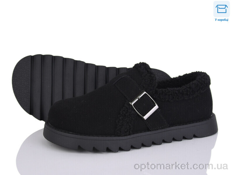 Купить Туфлі жіночі KF02-1 Lemon чорний, фото 1