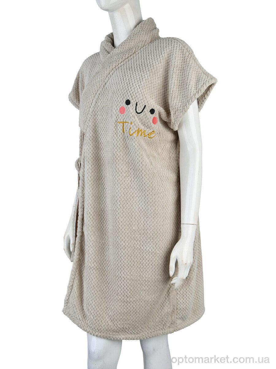 Купить Халат жіночі Халат 6837 (10463) beige Malloory Home бежевий, фото 1