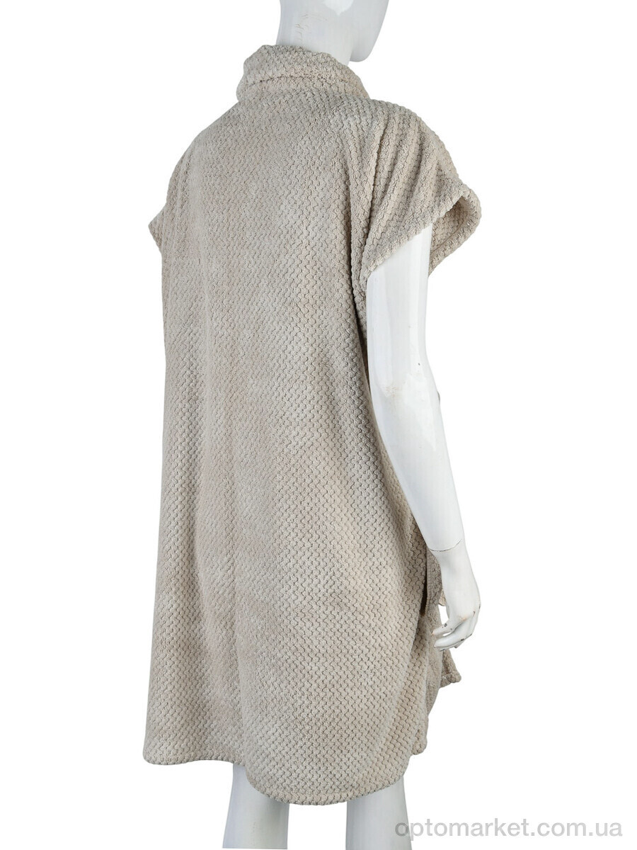 Купить Халат жіночі Халат 6837 (10463) beige Malloory Home бежевий, фото 2