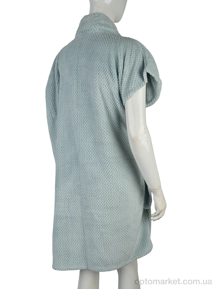 Купить Халат жіночі Халат 6837 (10463) l.blue Malloory Home блакитний, фото 2