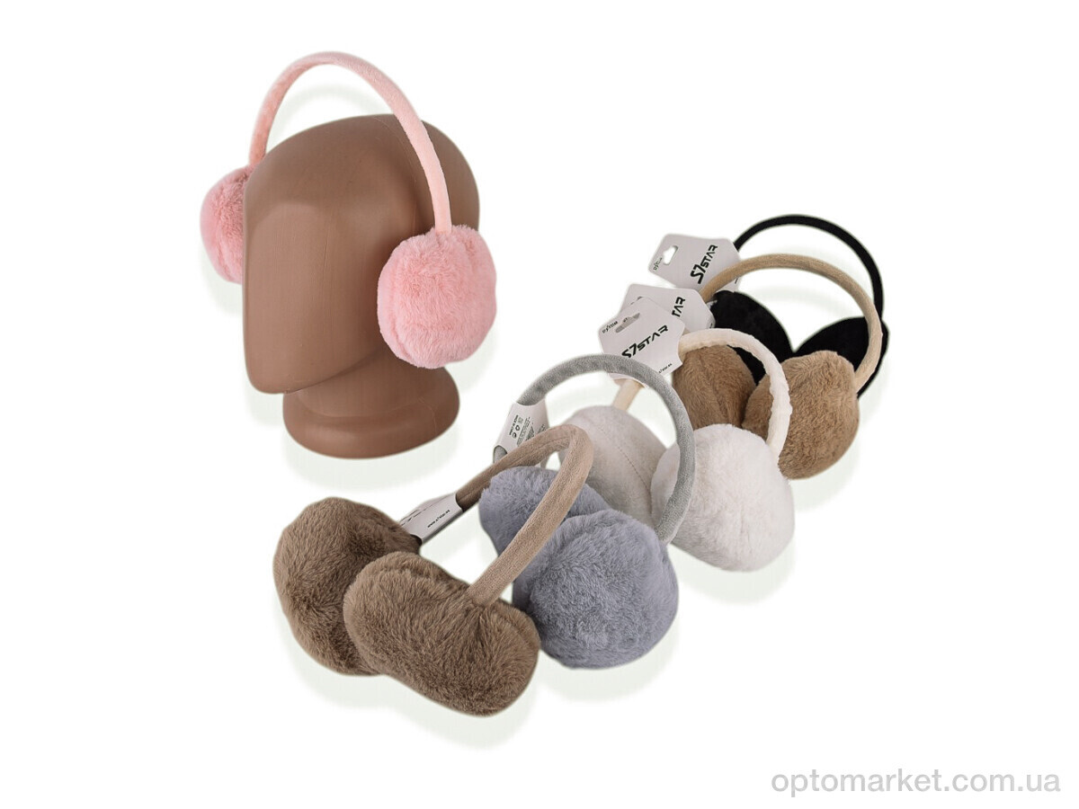Купить Навушники жіночі Хутряні навушники IC01 mix S7 Star мікс, фото 1