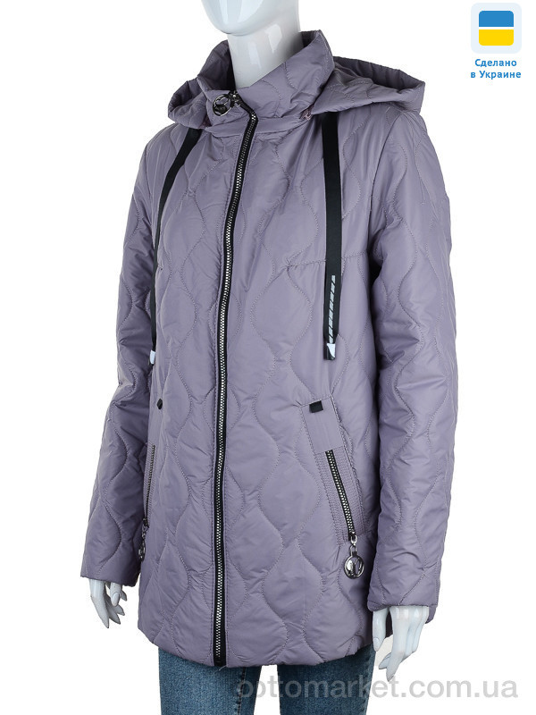 Купить Куртка жіночі Хвиля фіолетовий Lemang фіолетовий, фото 1