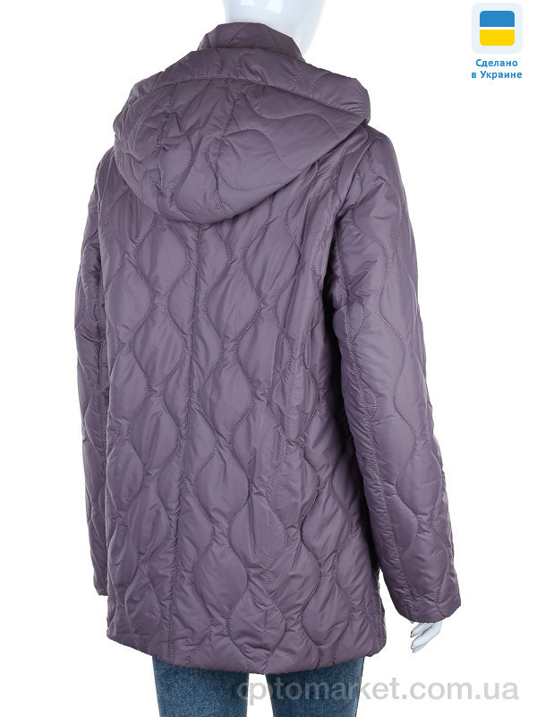 Купить Куртка жіночі Хвиля т.фіолетовий Lemang фіолетовий, фото 2