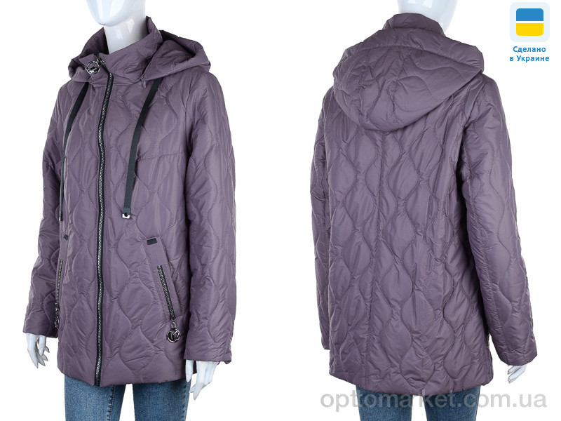 Купить Куртка жіночі Хвиля т.фіолетовий Lemang фіолетовий, фото 3