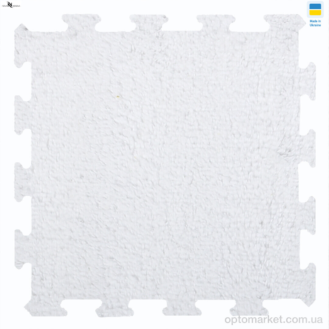 Купить Килими Килимок пазл товщина 2 см (31x31см) 001-10 white NOVA VIDNOVA білий, фото 1
