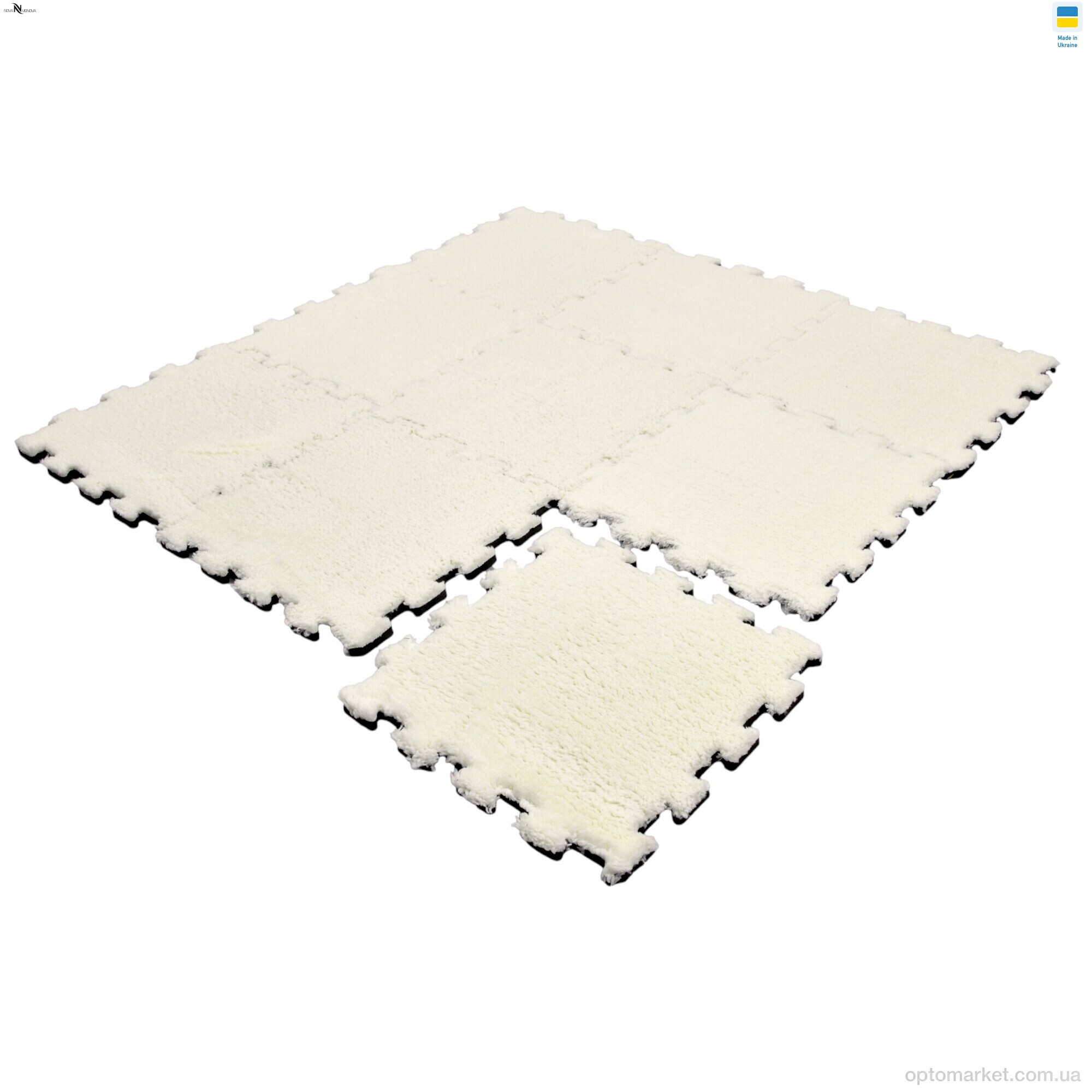 Купить Килими Килимок пазл товщина 2 см (31x31см) 001-13 l.beige NOVA VIDNOVA бежевий, фото 5