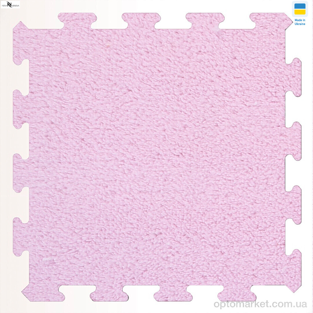 Купить Килими Килимок пазл товщина 2 см (31x31см) 001-3 pink NOVA VIDNOVA рожевий, фото 1