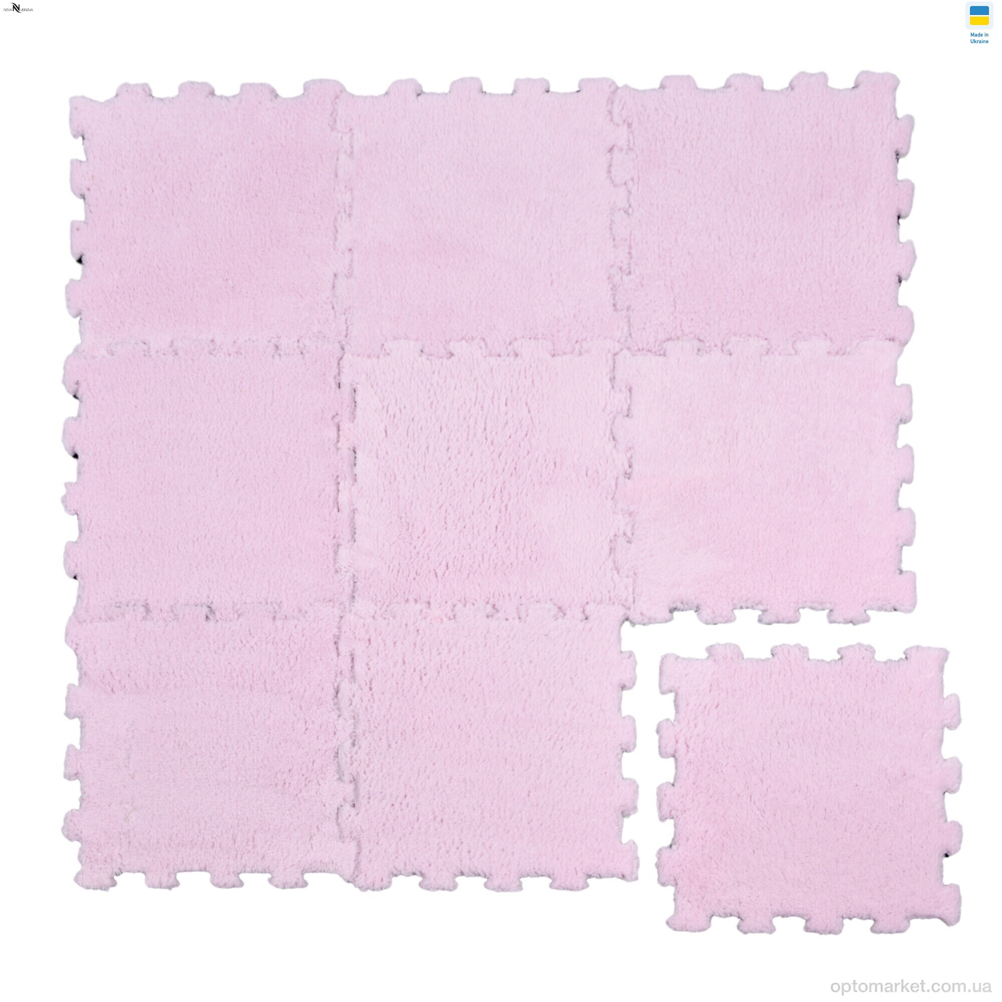 Купить Килими Килимок пазл товщина 2 см (31x31см) 001-3 pink NOVA VIDNOVA рожевий, фото 4