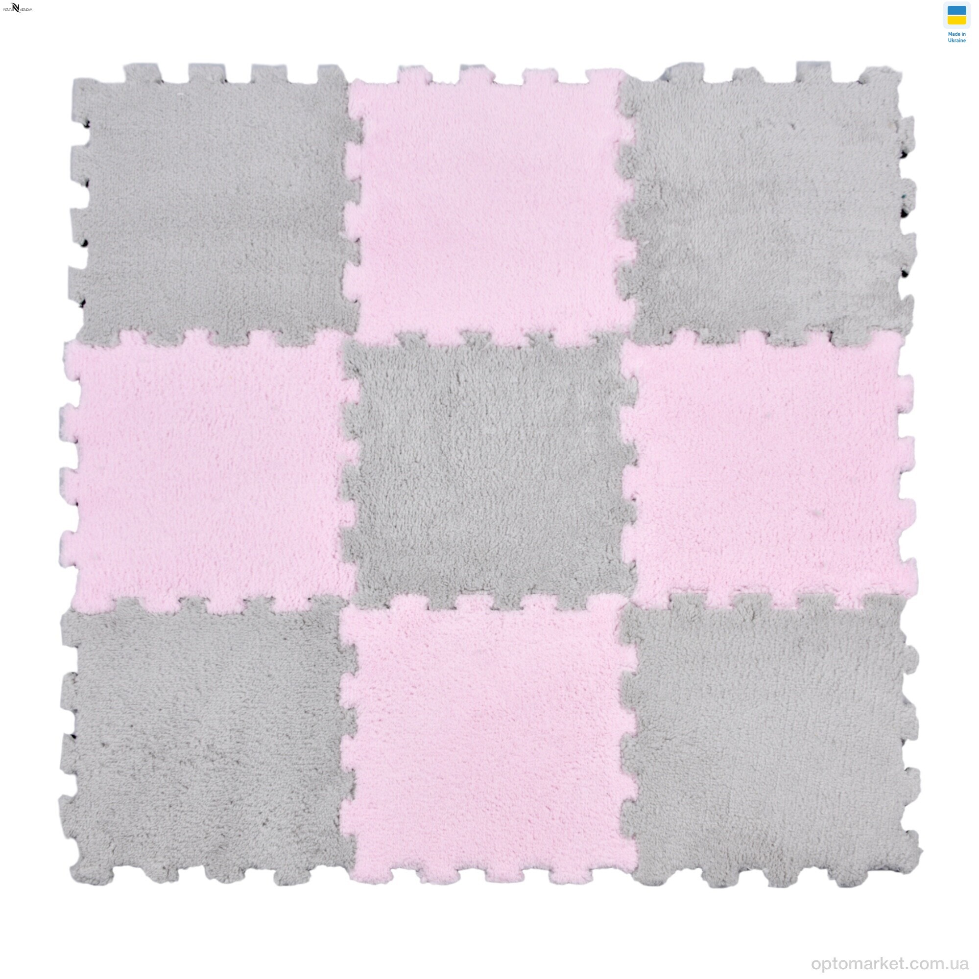 Купить Килими Килимок пазл товщина 2 см (31x31см) 001-3 pink NOVA VIDNOVA рожевий, фото 6