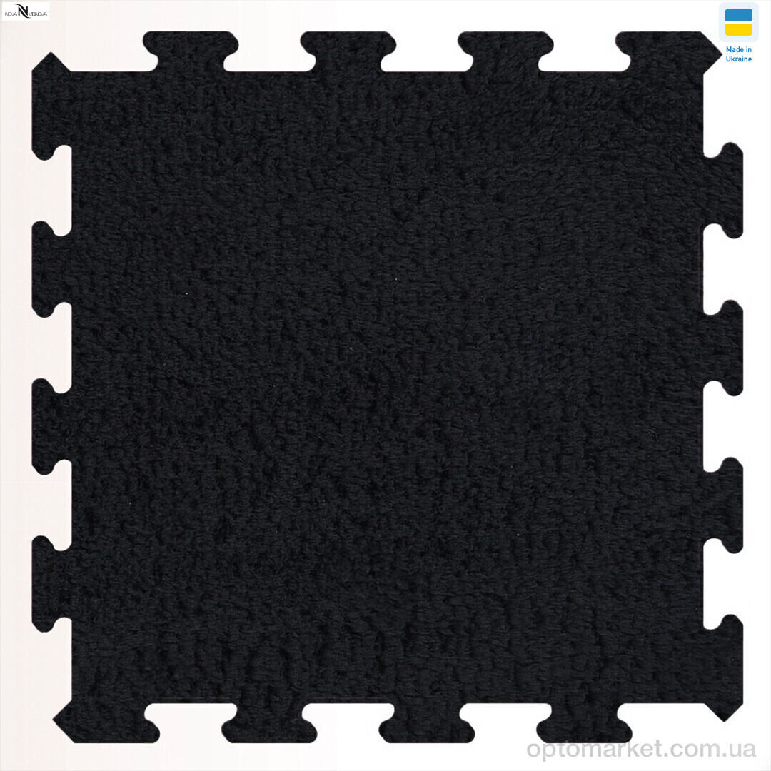 Купить Килими Килимок пазл товщина 2 см (31x31см) 001-4 black NOVA VIDNOVA чорний, фото 1