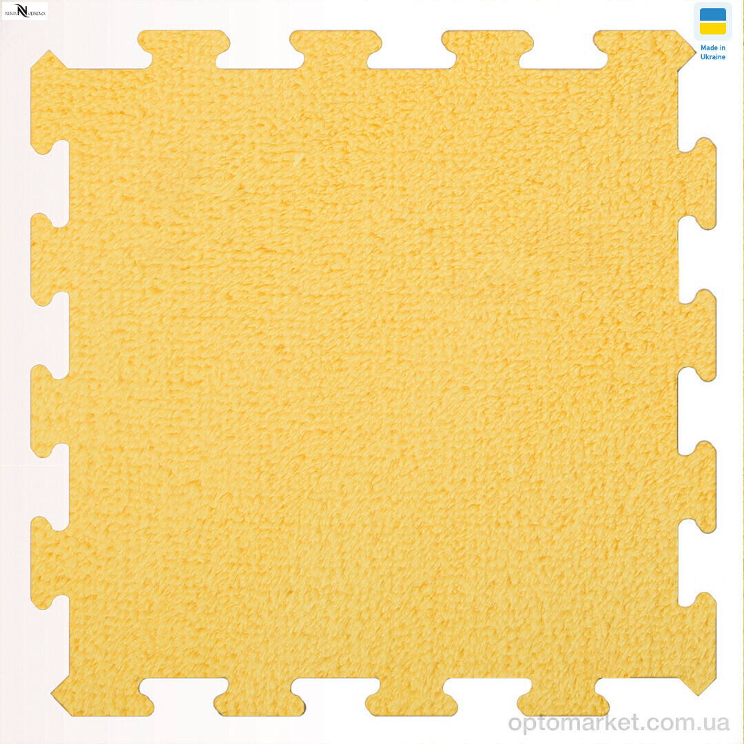 Купить Килими Килимок пазл товщина 2 см (31x31см) 001-5 yellow NOVA VIDNOVA жовтий, фото 1