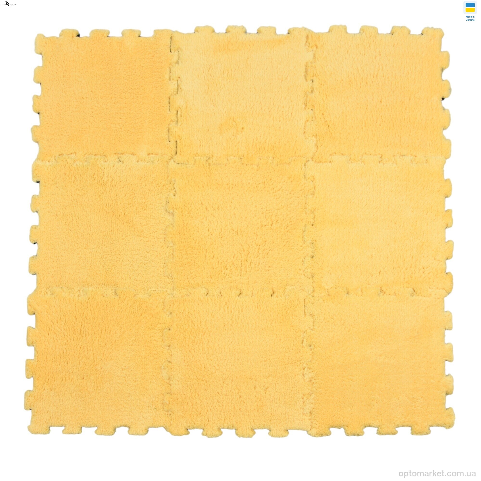 Купить Килими Килимок пазл товщина 2 см (31x31см) 001-5 yellow NOVA VIDNOVA жовтий, фото 3