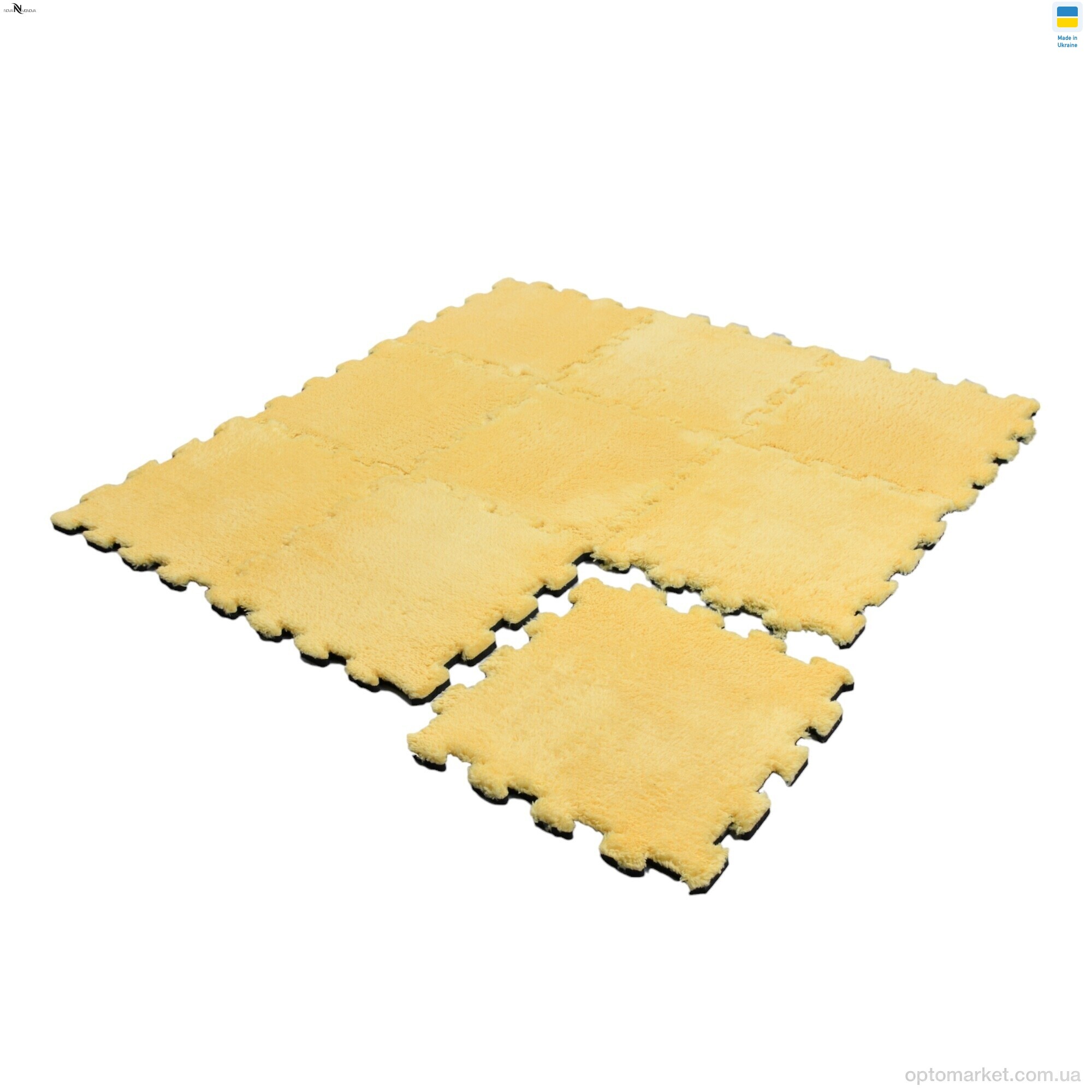 Купить Килими Килимок пазл товщина 2 см (31x31см) 001-5 yellow NOVA VIDNOVA жовтий, фото 5