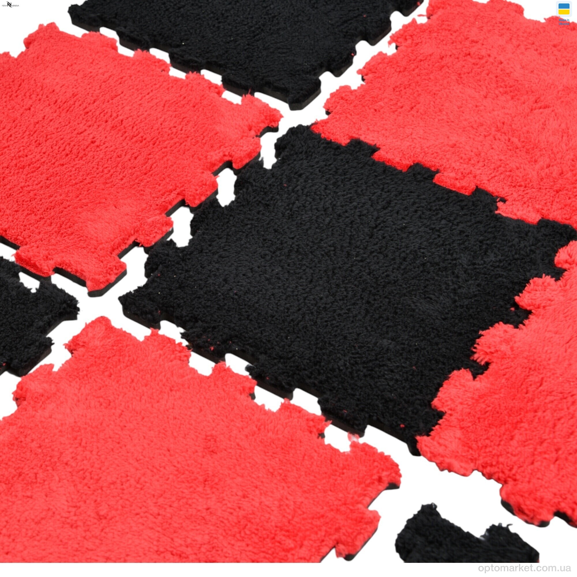 Купить Килими Килимок пазл товщина 2 см (31x31см) 001-6 red NOVA VIDNOVA червоний, фото 8
