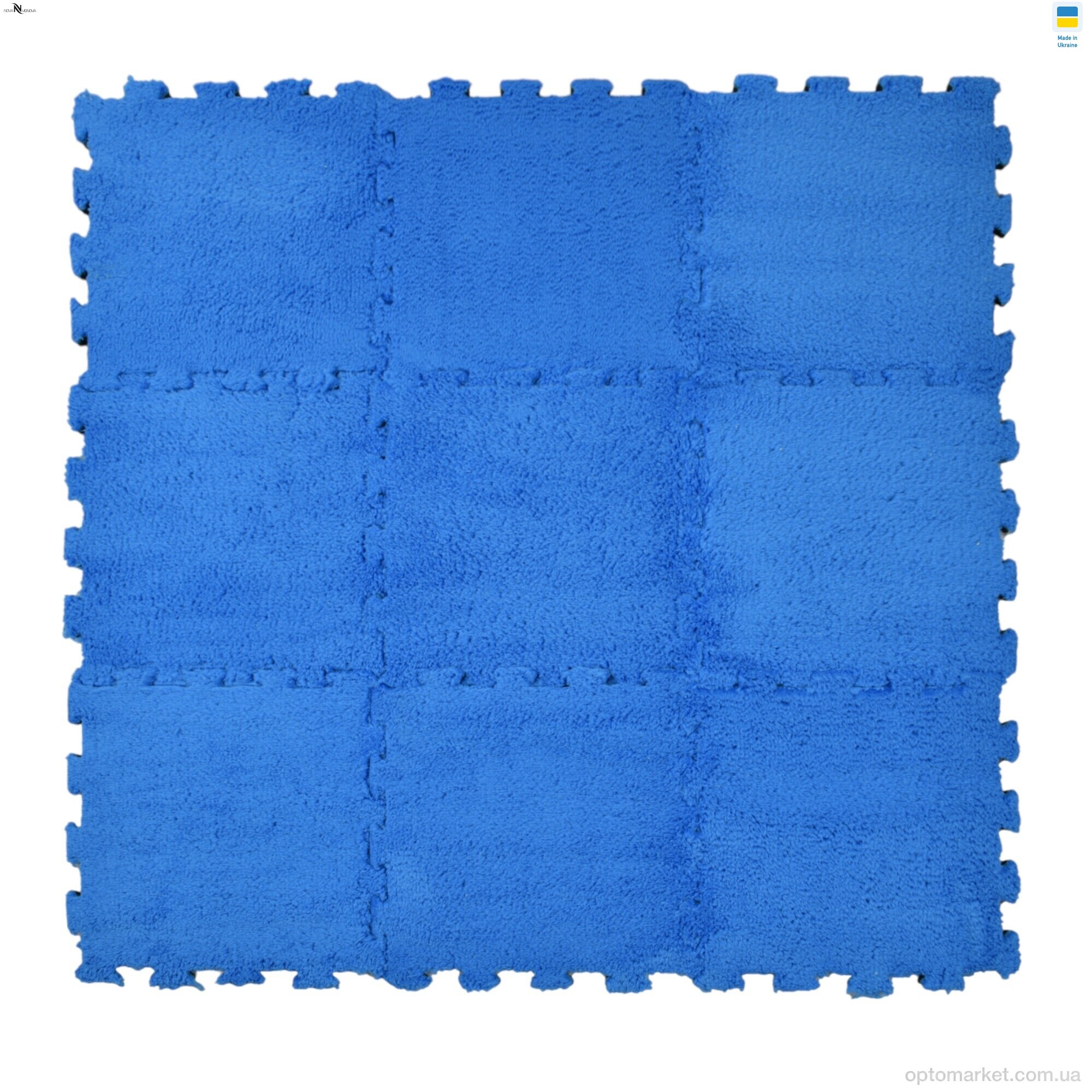 Купить Килими Килимок пазл товщина 2 см (31x31см) 001-8 blue NOVA VIDNOVA синій, фото 3