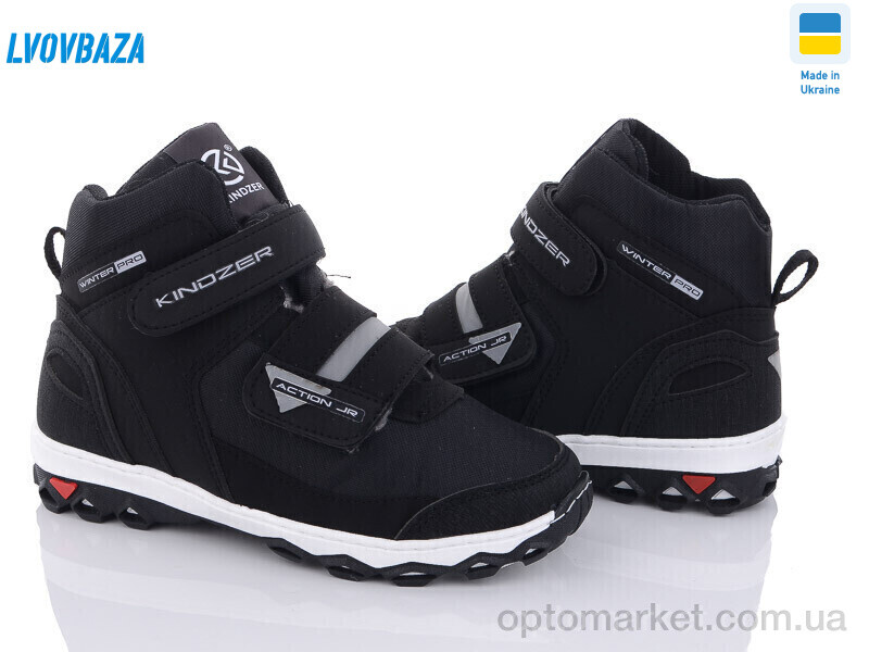 Купить Черевики дитячі Kindzer 2023 чорний Kindzer чорний, фото 1