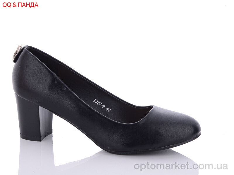 Купить Туфлі жіночі KJ07-2 QQ shoes чорний, фото 1