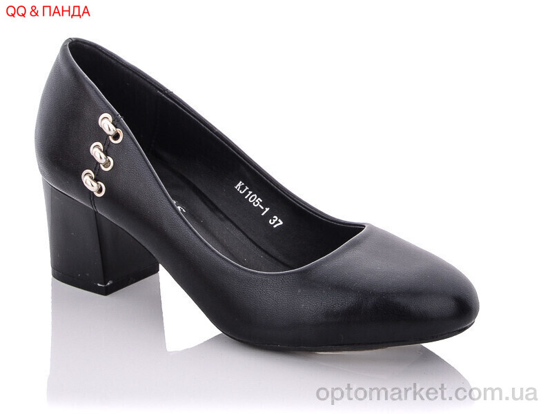 Купить Туфлі жіночі KJ105-1 QQ shoes чорний, фото 1