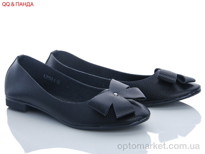 Купить Балетки жіночі KJ1108-1 old QQ shoes чорний, фото 1