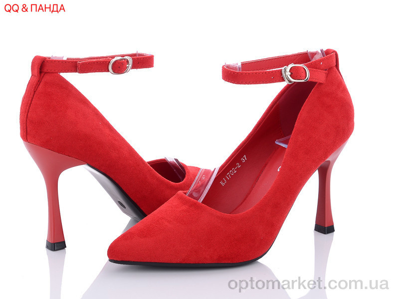 Купить Туфлі жіночі KJ1702-2 QQ shoes червоний, фото 1