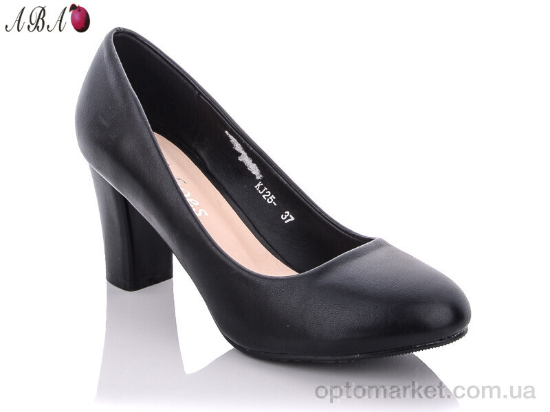Купить Туфлі жіночі KJ25-1 QQ shoes чорний, фото 1