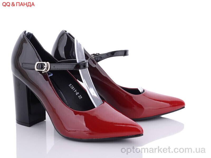 Купить Туфлі жіночі KJ811-2 QQ shoes червоний, фото 1