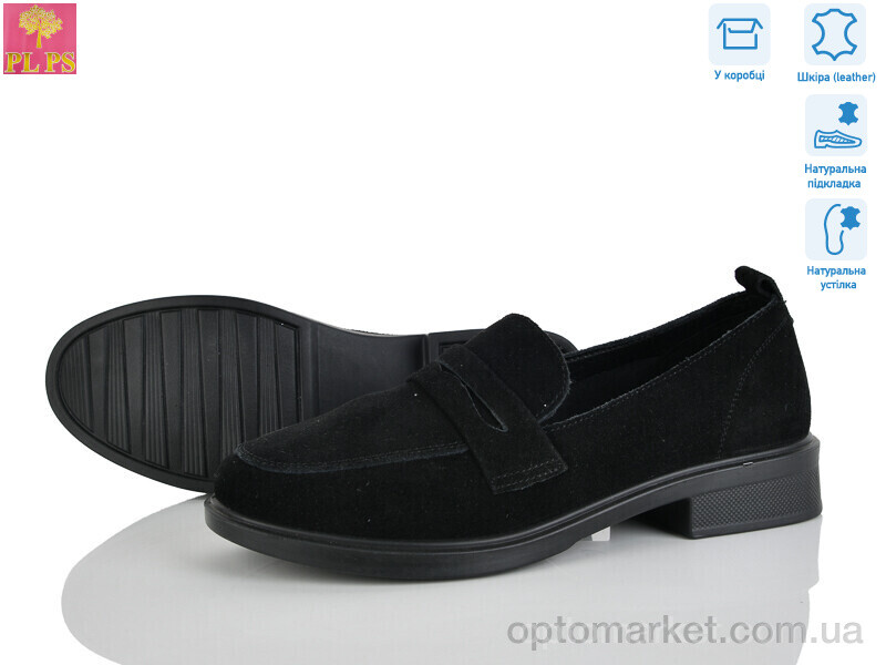 Купить Туфлі жіночі KK1-2 PLPS чорний, фото 1