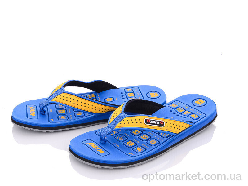 Купить Шльопанці чоловічі KME764 blue Kito синій, фото 1