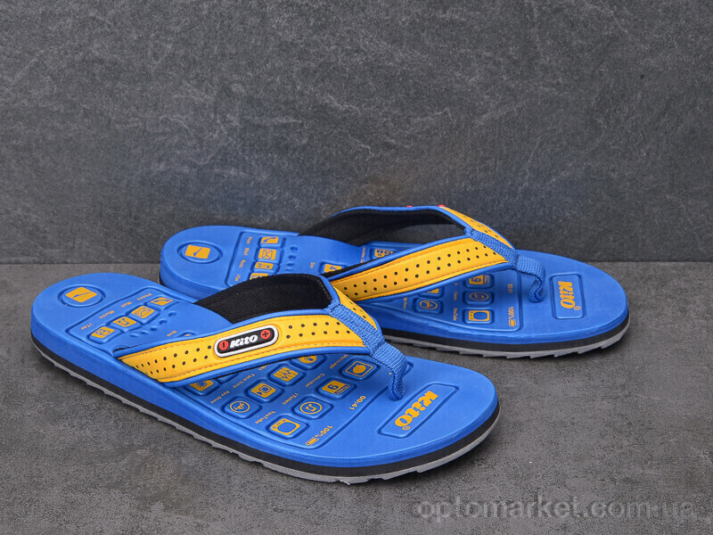 Купить Шльопанці чоловічі KME764 blue Kito синій, фото 2