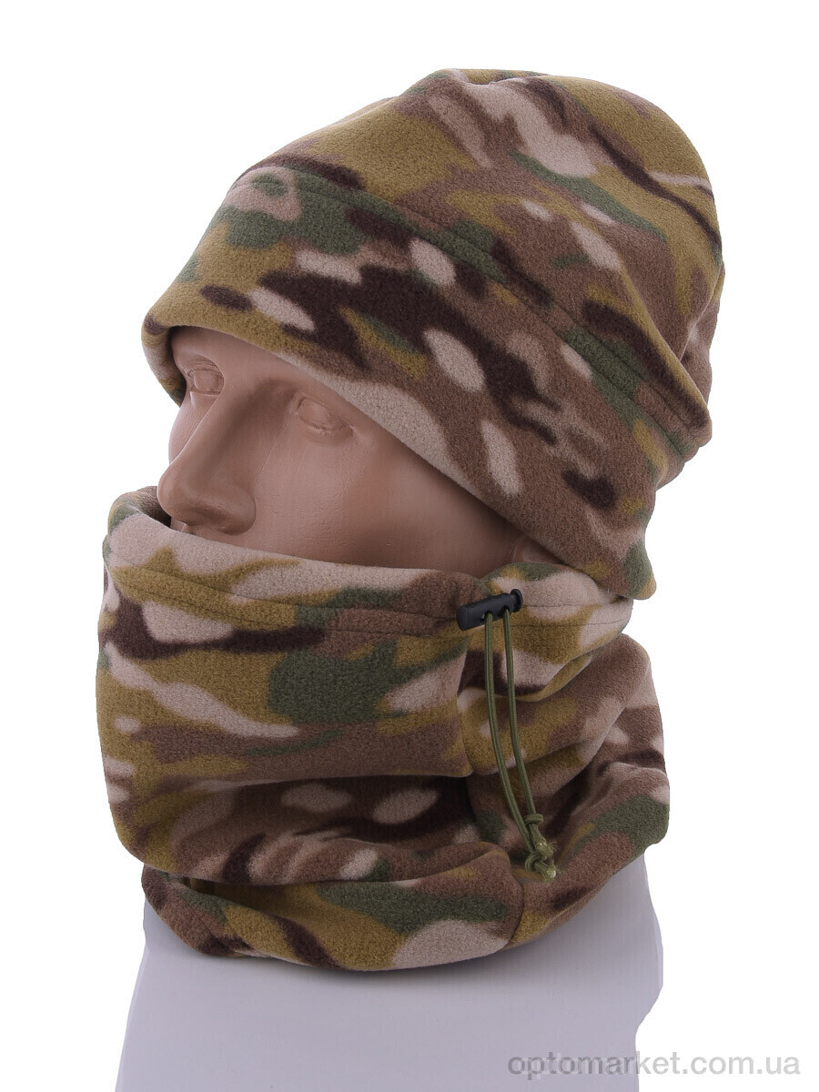 Купить Шапка чоловічі Комплект XN001-3 khaki Королева хакі, фото 1