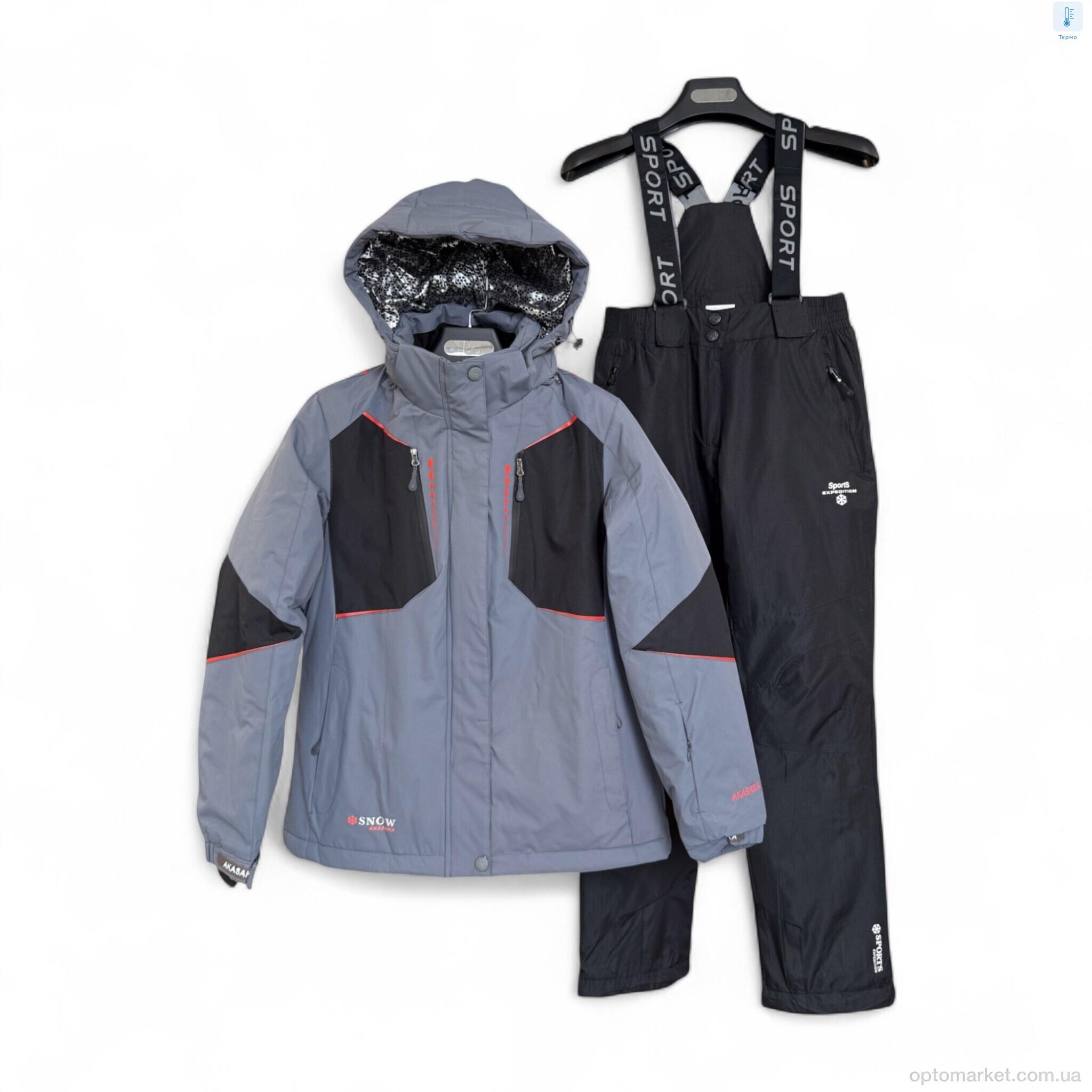 Купить Гірськолижні костюми жіночі Костюм WS21092-69 grey SNOW AKASAKA сірий, фото 1