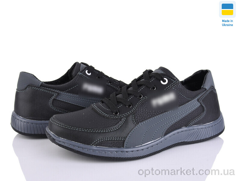 Купить Кросівки чоловічі KP49 чор-сірий SunShine чорний, фото 1