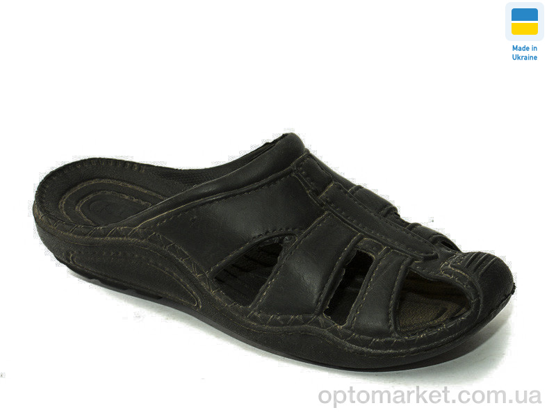 Купить Шльопанці чоловічі KR M27 Krok чорний, фото 1