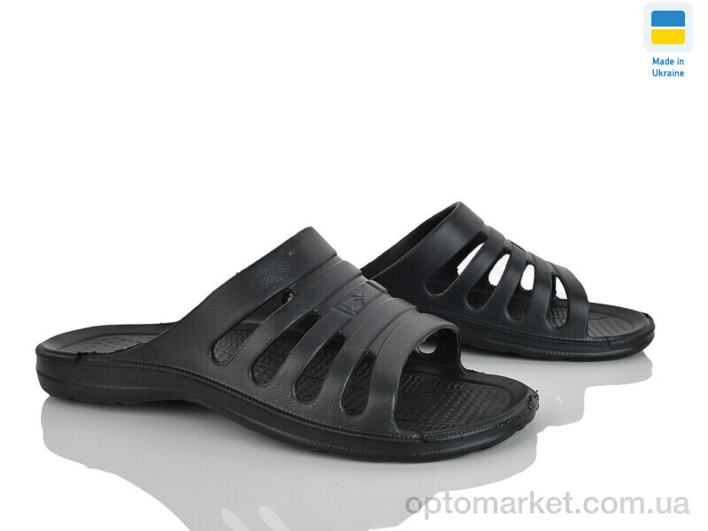 Купить Шльопанці чоловічі Краб 207 чорний Progress чорний, фото 1