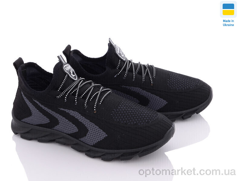 Купить Кросівки жіночі Кредо Укр 23-35-1 чорно-сірий Kredo чорний, фото 1