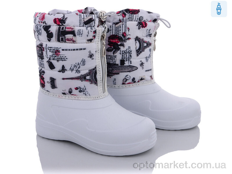 Купить Чоботи з піни дитячі Кредо Украіна 19-д-26 білий Кредо білий, фото 1