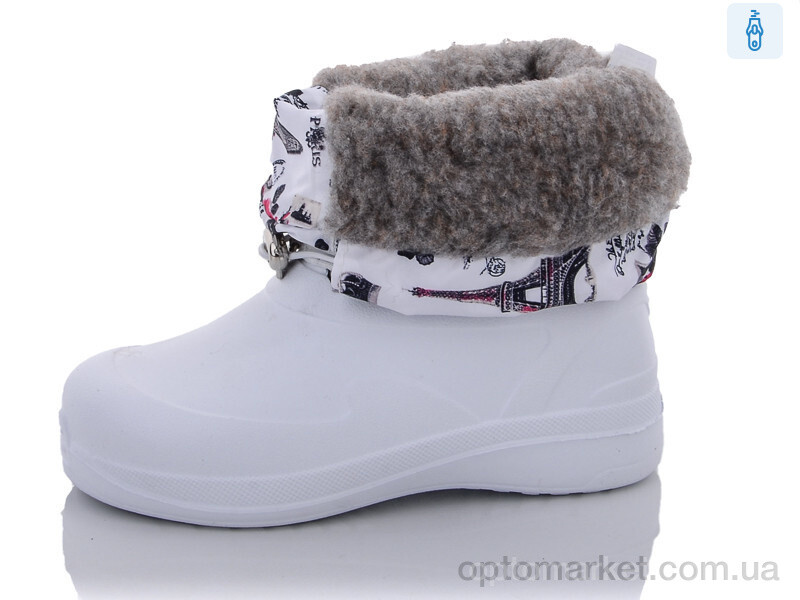 Купить Чоботи з піни дитячі Кредо Украіна 19-д-26 білий Кредо білий, фото 2