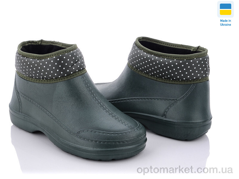 Купить Галоші жіночі Кредо Украина 2032 зел фліс Kredo зелений, фото 1