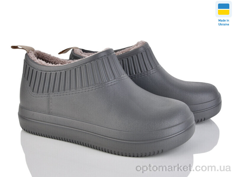 Купить Галоші унісекс Крок Б30 т.сірий Krok мікс, фото 1