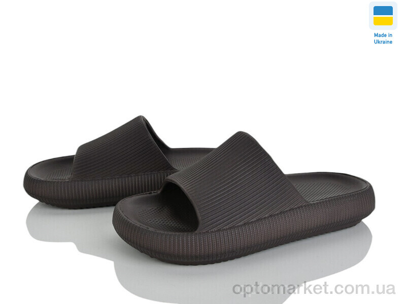 Купить Шльопанці унісекс Крок C88 т.коричневий Krok коричневий, фото 1