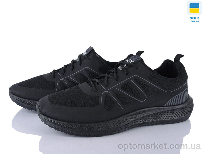 Купить Кросівки чоловічі Крок K253 чорний Krok чорний, фото 1