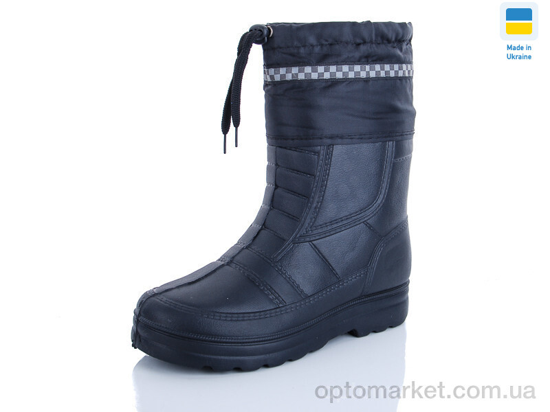 Купить Чоботи з піни чоловічі Крок с рб Б01 черный Progress чорний, фото 1