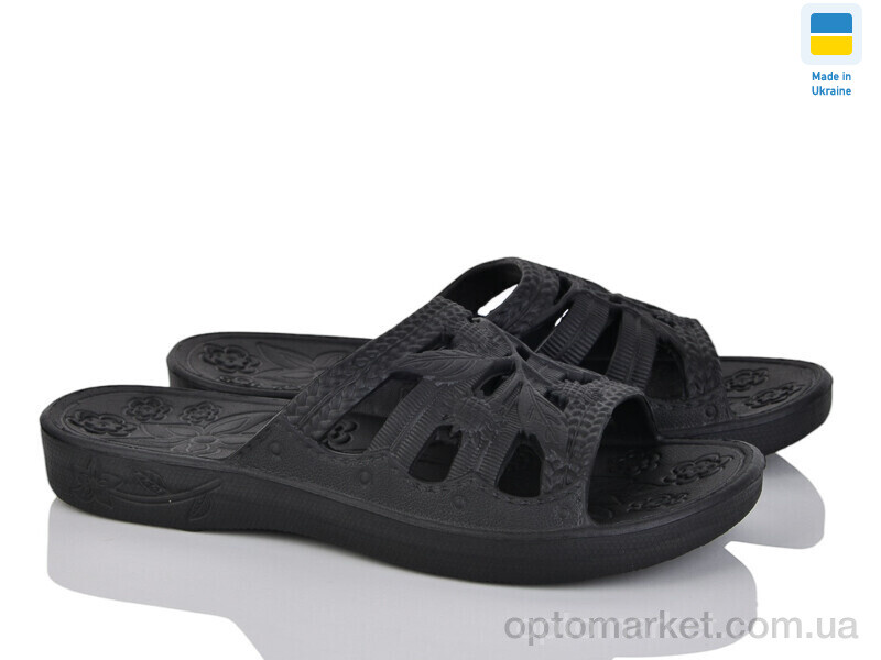 Купить Шльопанці жіночі Крок С60 чорний Krok чорний, фото 1