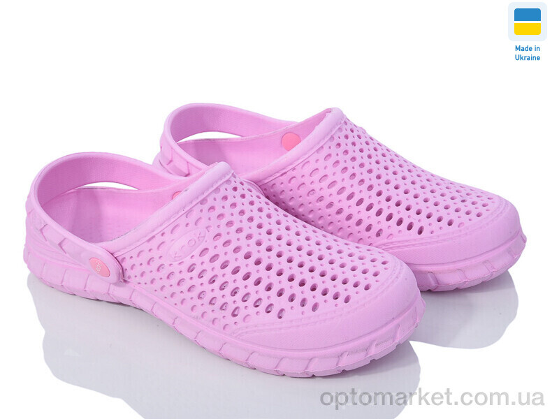 Купить Крокси жіночі Крок С62 м'який св.бузковий Krok рожевий, фото 1